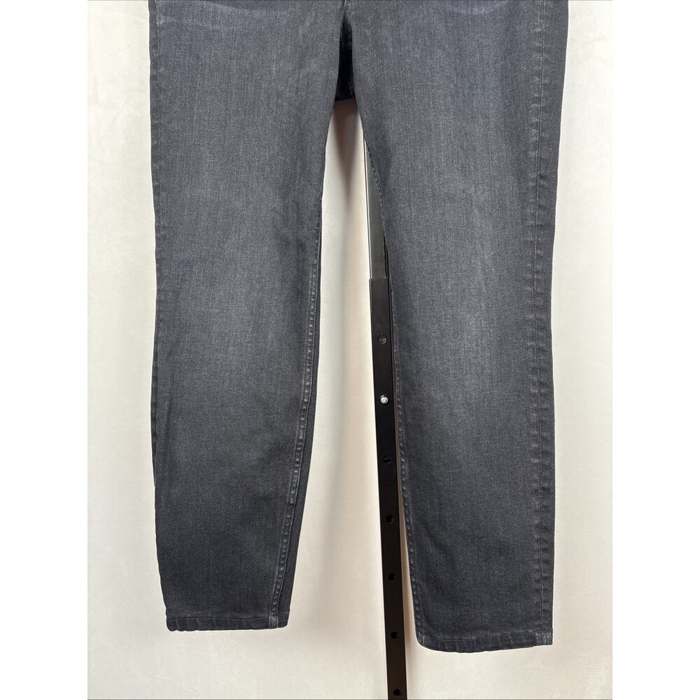 Lafayette 148 Mercer Skinny Jeans Women's 31 Washed Onyx Black Stretch Ankle - Picture 5 of 13
